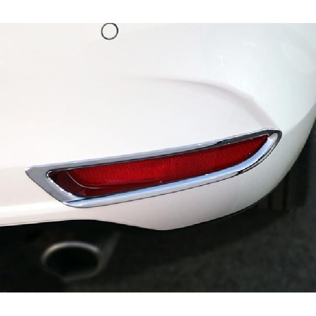 ABS Chrome Rear Fog Light Lamp Cover Trim For Mazda3 Mazda 3 Sedan 2019-2021