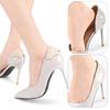 Adhesive Shoe Heel Grip Anti Blister High Heel Cushion Pad with Thickened Sponge Lining for During Walking Standing