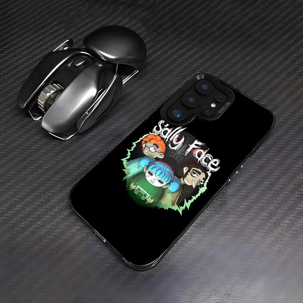 S-Sally Face Phone Case For IPhone 17 Pro Max 15 Pro 16 14 Plus 12 13 Mini 11 Pro Shockproof Colorful Cover