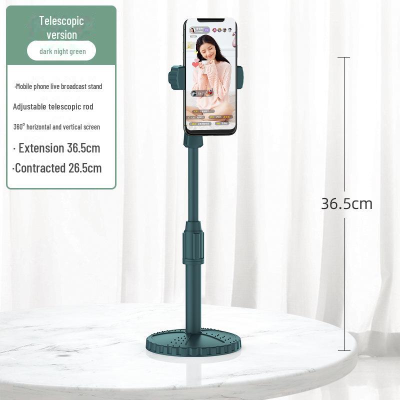 Invisible Mobile Phone Stand: Retractable Desktop Holder for Lazy Live Streaming and Online Classes