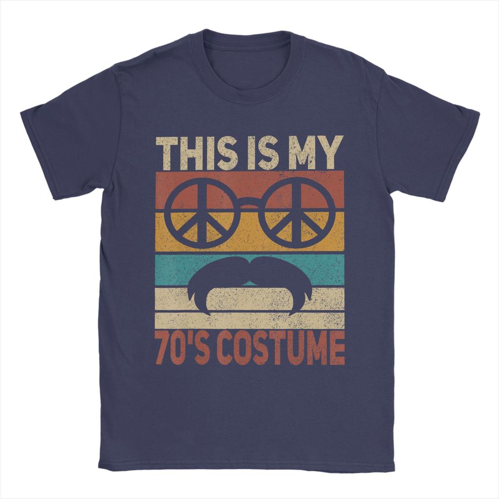 This is My 70s Costume 70 Styles Unisex 70's Disco 1970s T-Shirt Summer  Fashion T Shirts Unisex Tees Short Sleeve Vintage Tshirt