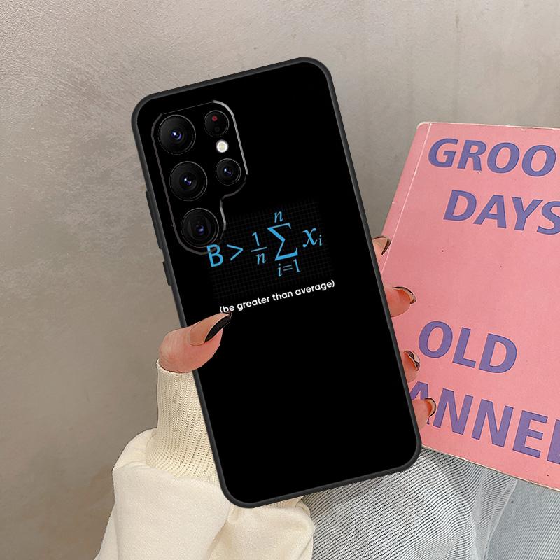 Math Equations Formula Case For Samsung Galaxy S24 Ultra S20 S21 S22 S23 S25 Ultra S9 S10 Plus S25 FE Cover Coque