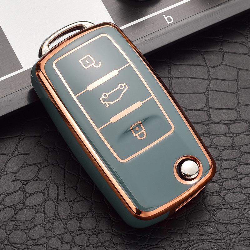 

High-End Key Cover for Volkswagen Sagitar 12-18 Models, Unisex Design