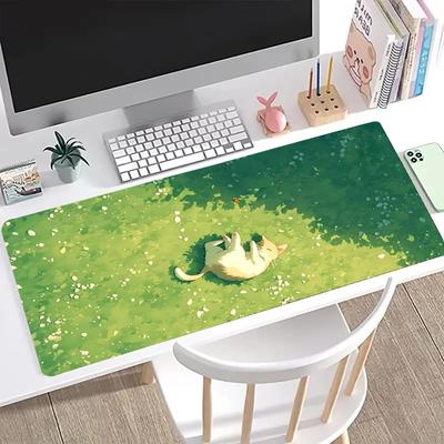 Anime Xxl Mouse Pad Gaming Accessories Cartoon Cat Keyboard Mousepad Gamer Desk Mat Cute Computer Offices Pc Cabinet Kawaii Mice
