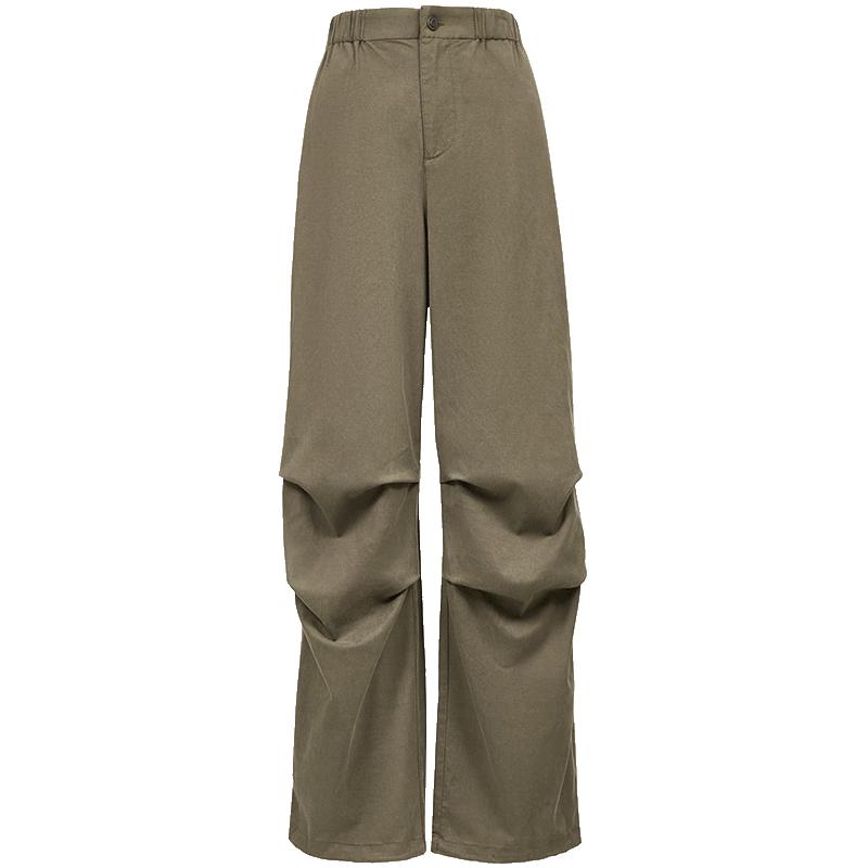 Only Women's High-Waist Loose Straight-Leg Workwear Pants