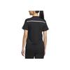 Adidas Own The Run Round Neck Quick-Dry Cool Running T-Shirt Women Tops Black Deep-Silver-Gray JZ2200