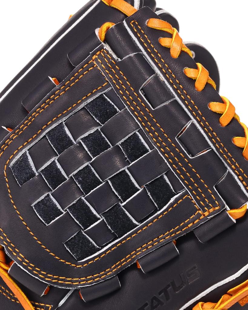 ZETT Pro Status Sosuke Genda Baseball for Second and Night Brown Size 4 Glove, Right-Handed Throw, Shortstop, Black/Oak (1936N), (BRGB30566)