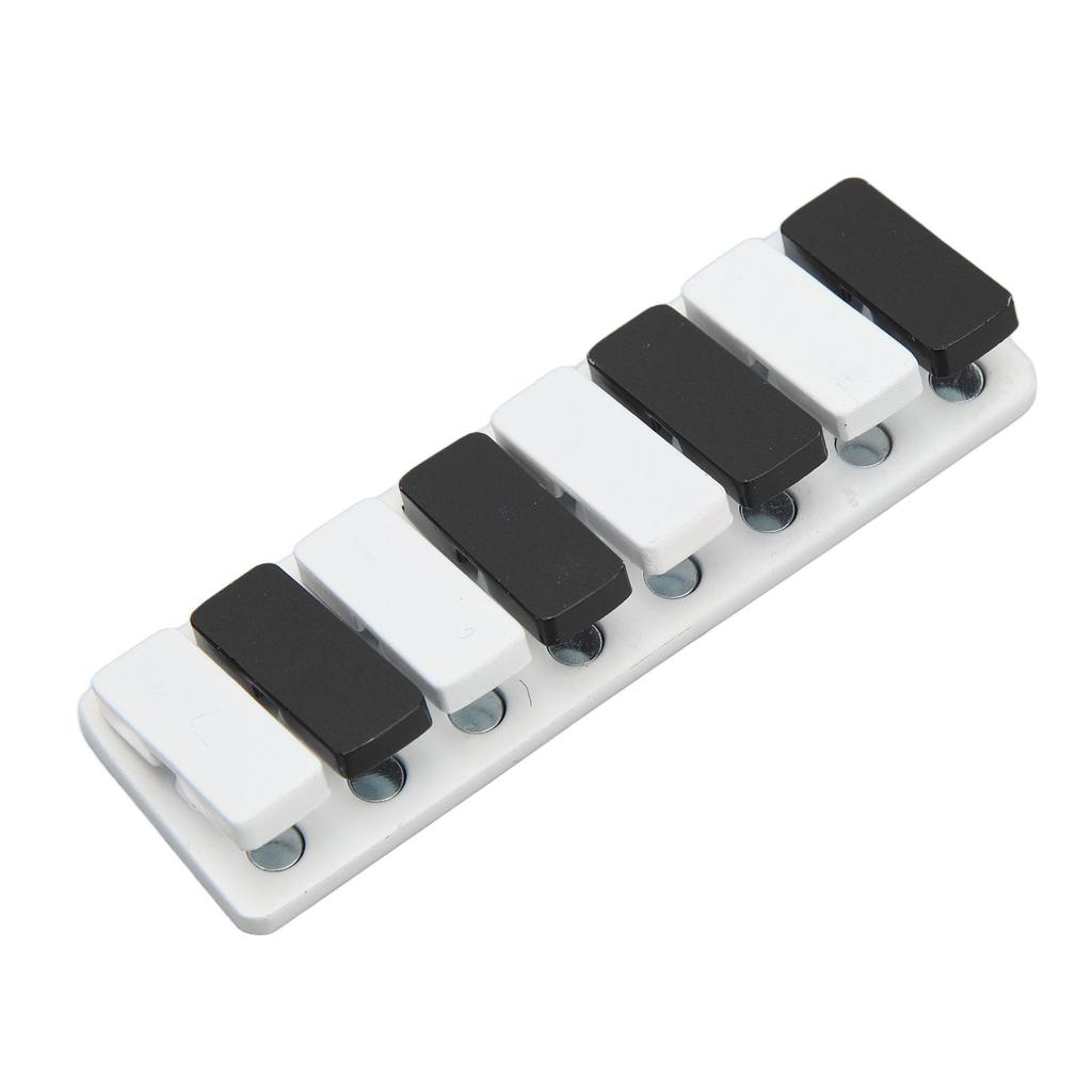 Piano Key Haptic Clicker Toy Zinc Alloy Adult Portable ADHD Slider Anxiety Stress Relief Toy