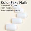 24pz Unghie Finte Quadrate Corte Lucide Unghie Finte Creative Unghie Press-on alla Moda Manicure Nail Art Per Tutti i Giorni