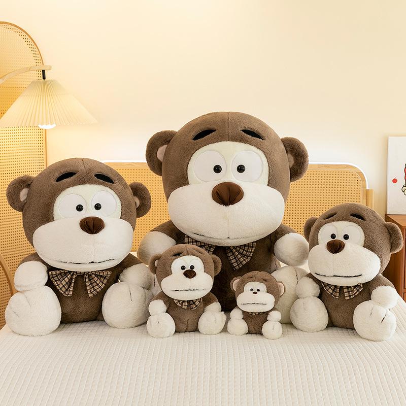 New Janice Monkey Doll Cartoon Forest Animal Plush Toy Cute Large Doll