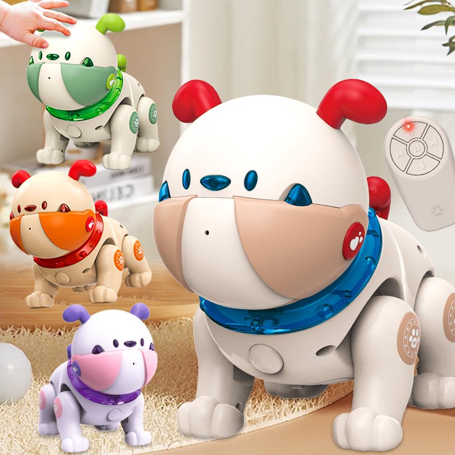 Children's Toy Remote Control Intelligent Robot Dog DIY programming voice interactive electronic pet dog robot model gift High Quality
