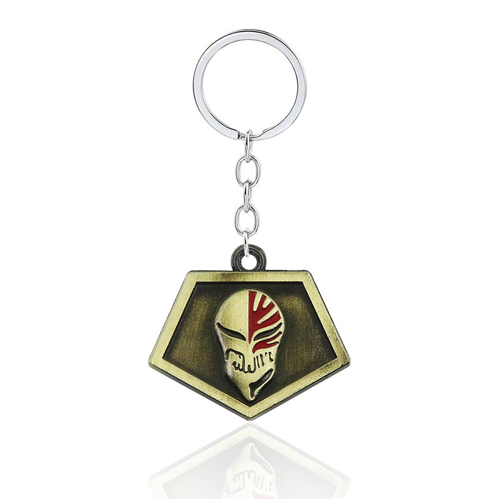 Anime Bleach Weapon Keychain Kurosaki Ichigo Hitsugaya Toushirou Katana Sword Model KeyRing for Women Men Car Pendant Jewelry