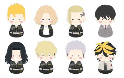 FUKUBUKU COLLECTION Tokyo Revengers Trading Mascot 1BOX 8 Pieces Total 8 Types GW425 =