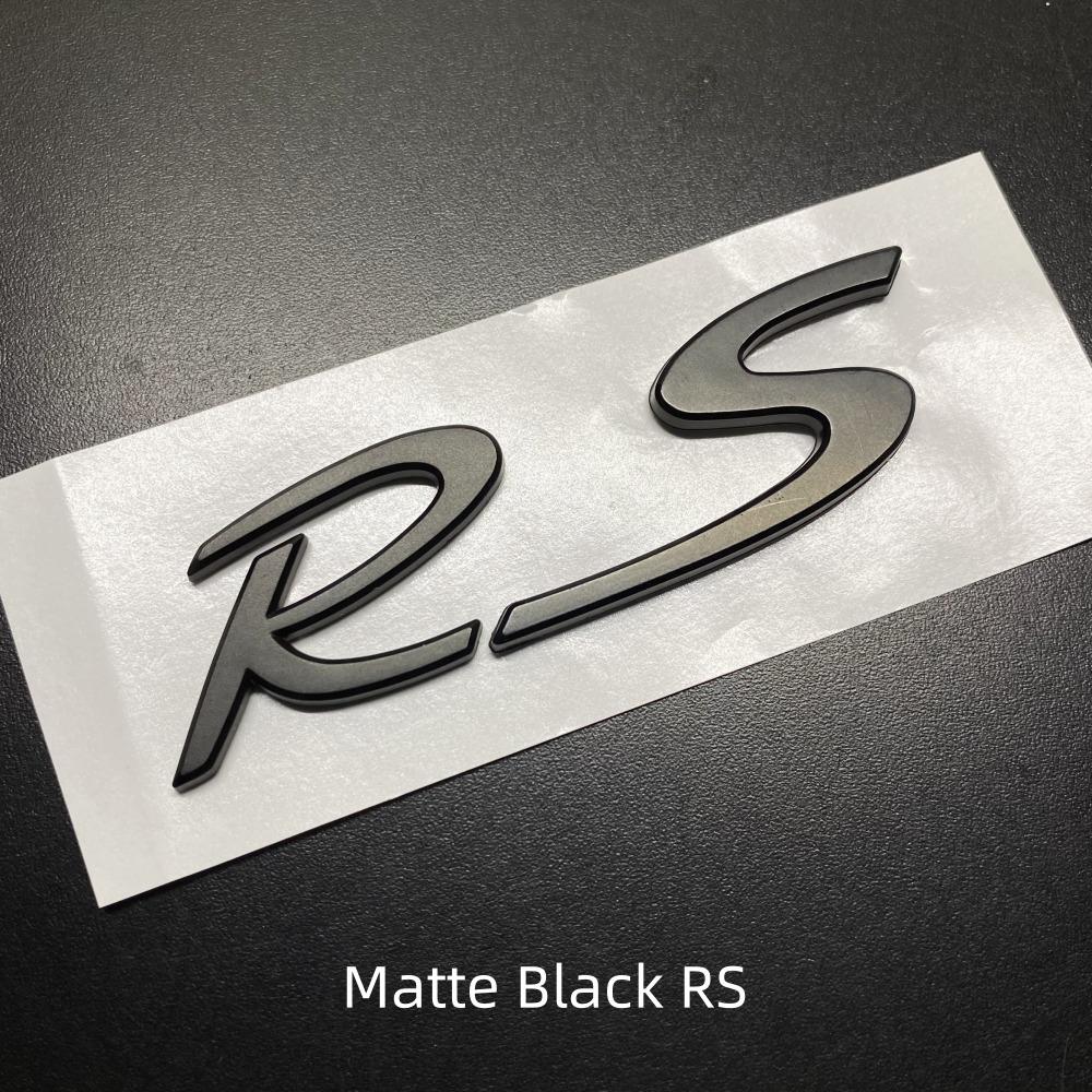 Cayears GTS GT1234 RS ABS Kunststoffen Sticker Badge Decals Racing Embleem Geschikt Na 2012 Voor Porsche Auto Carrosserie Achterklep