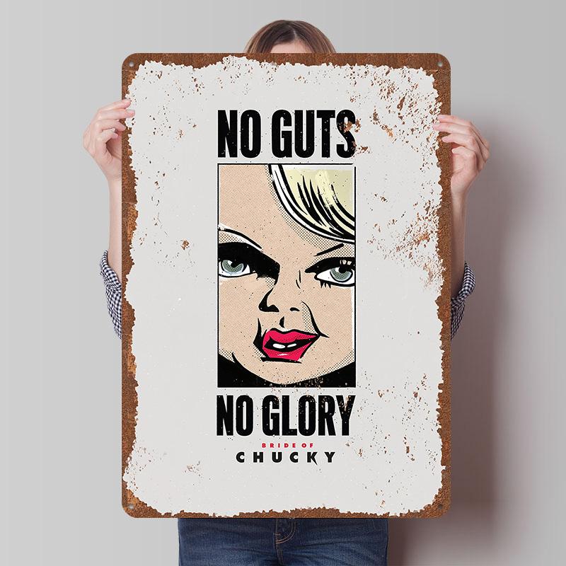 Child's Play Print Tinplate Posters Custom Wall Art Vintage Metal Tin Signs Retro Tin Plaque for Bathroom Decor Home Decorations