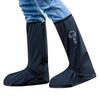 Waterproof Wear-Resistant High-Top Cycling Rain Boot Covers, Sandproof PVC, Unisex Disposable Protection for Students