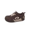 Retro style inner height increase German training shoes women's autumn 2025 new matte leather women's shoes show feet small casual sports shoes