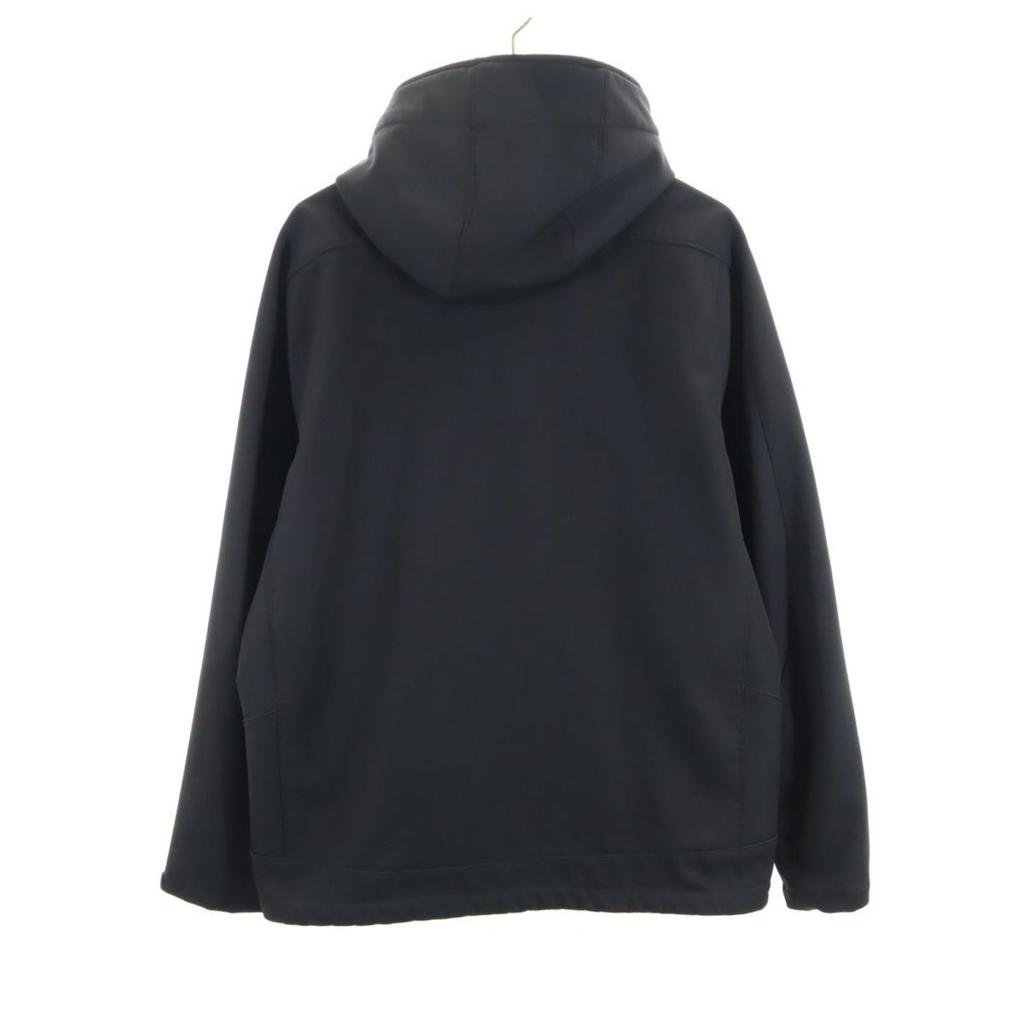 SALOMON Long sleeve Zip hoodie M Black series Back Three Men's Used