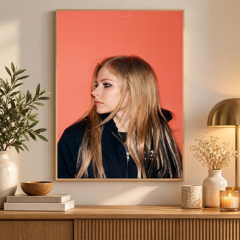 Avril Lavigne Diamond Painting Kit 5D Full Drill DIY Diamond Mosaic Wall Art Home Decor
