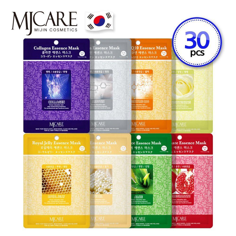 JCRCYEJO Essence Mask Pack 30 Sheets (3 types x 10 sheets)