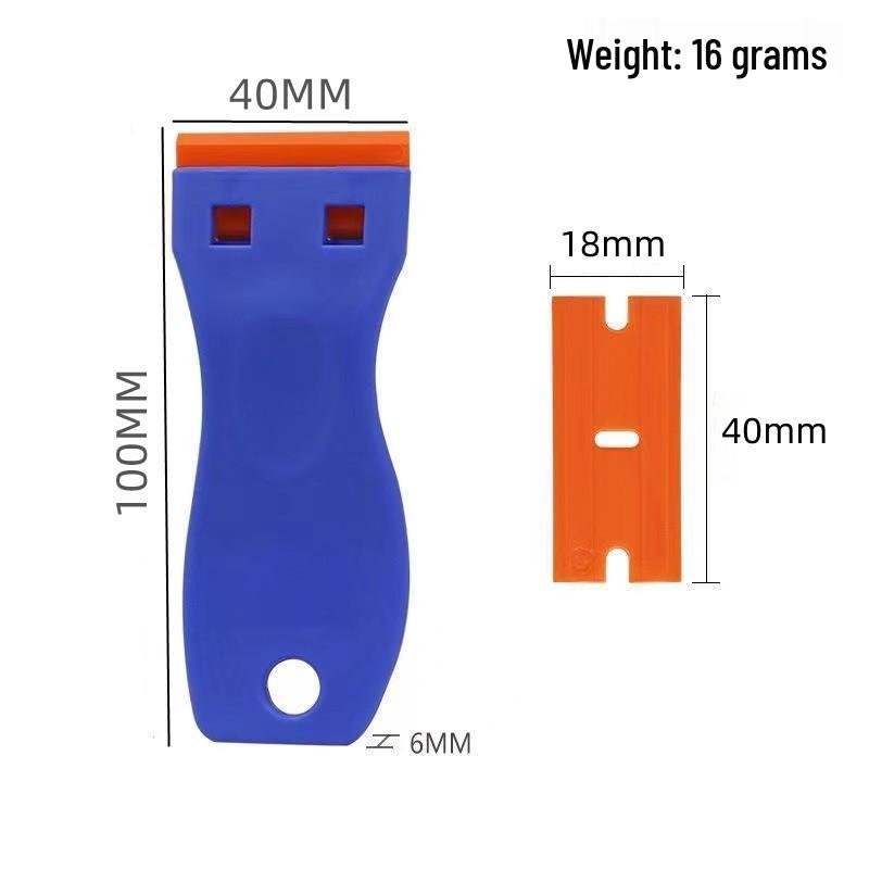 Thickened Large Glue and Film Removal Scraper for Car and Glass Surfaces