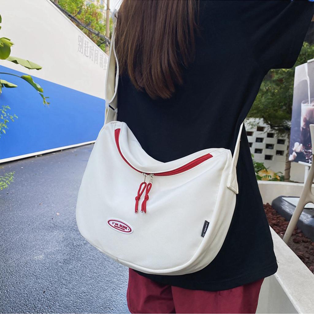 Trendy Crossbody Bag for Women Lightweight Canvas Shoulder Bags for Sports and Everyday Essential