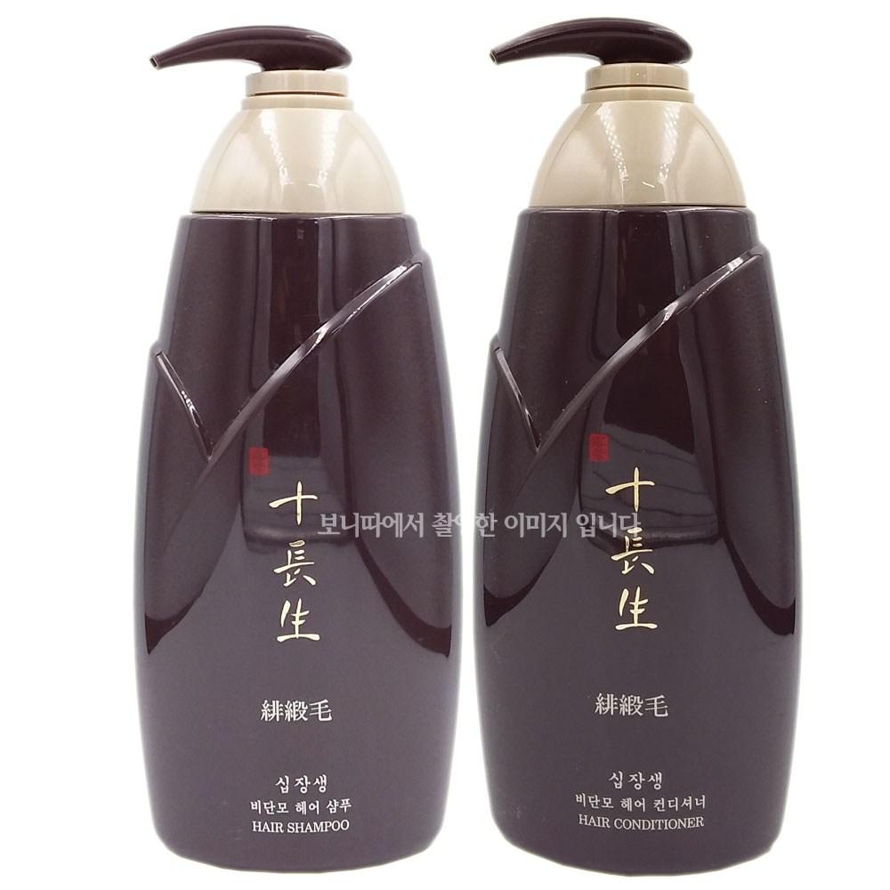 Rosé Sipjangsaeng Silk Hair Shampoo + Hair Conditioner Set Herbal Shampoo & Rinse 1 pcs 760g