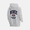 Nike Ležérní volná mikina s kapucí Dámské mikiny Bílá HV1743133