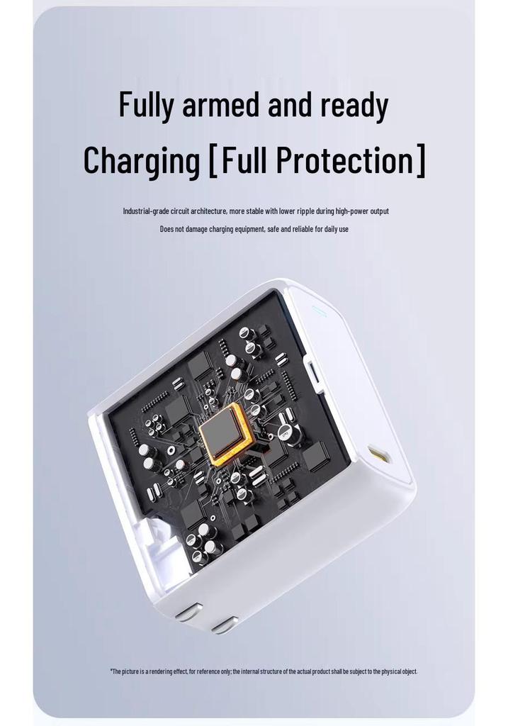 PISEN 67W GaN Laptop Charger: PD Fast Charge Type-C for Apple & Huawei