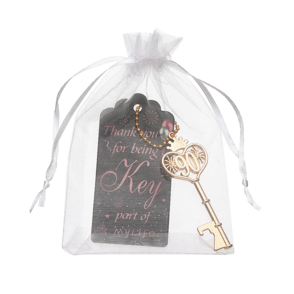 1pcs creative digital keychains, bottle openers, wedding, holiday, party, birthday gifts, beer bottle openers