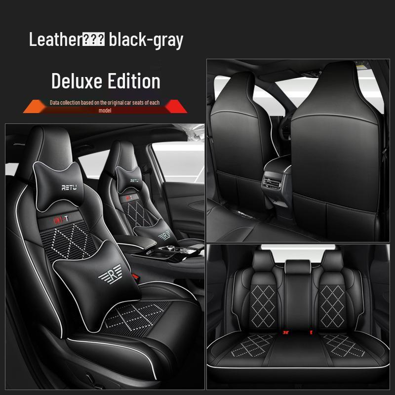 Changan UNI-T Sports Leather Car Seat Cushion Cover - All-Season Full Set