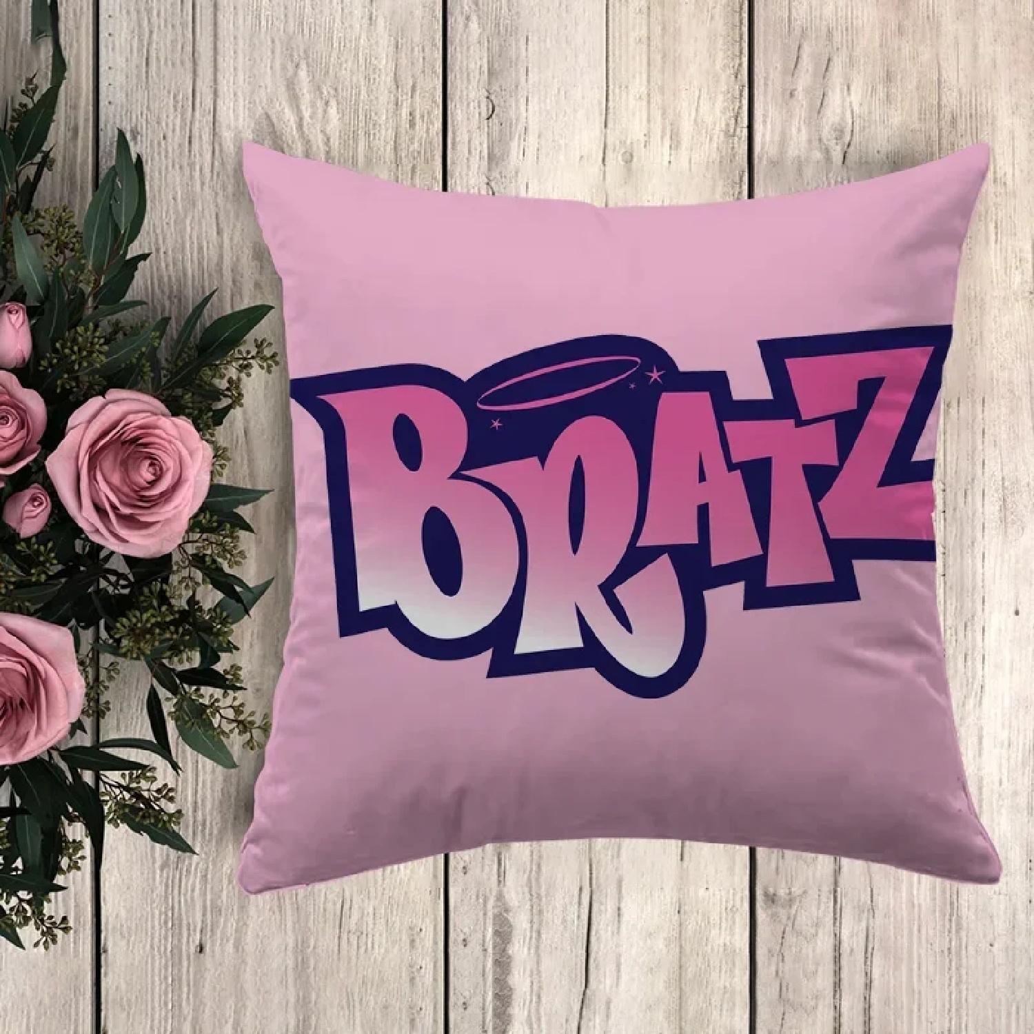 

Подушка Аниме Bratz Angelz Декор для автомобиля Подушки Домашний декор Декоративные подушки s Подушка Наволочки z,(2) 30x30cm