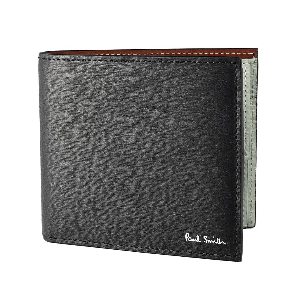 Paul Smith Bifold 4833 MSTRGS 79 Men's Wallet, Black, [Used]