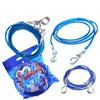 1Pcs 3-7 Tons Steel Wire Tow Ropd Traction Roping Trailer Pulls Rope With Hooks Car Tow Rope Auto Emergency Tools