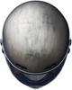 Marushin Motorcycle END Flat Scratch Size L MNF1 (MARUSHIN) Neo-Retro Full-Face Helmet, MILL, Gray, (59-60cm), (Product Code 2001331)