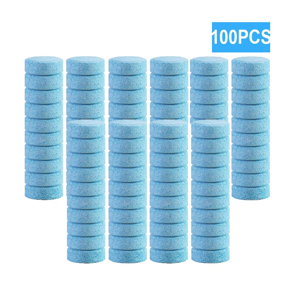 20/40/60/80/100PCS Solid Cleaner Car Windscreen Wiper Effervescent Tablets Glass Toilet Window Windshield Cleaning Car