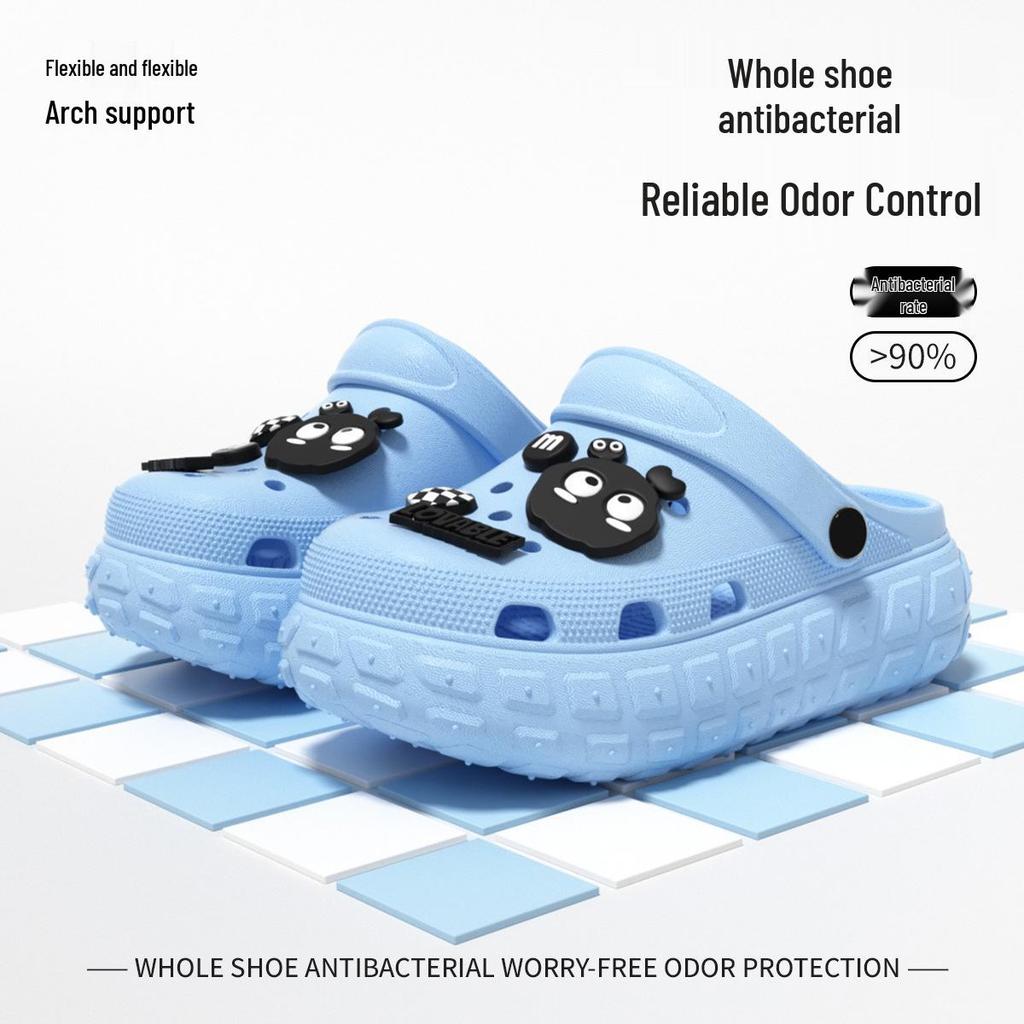 Women's Platform Clog Sandals: Non-Slip, Breathable, Wear-Resistant for Home & Beach