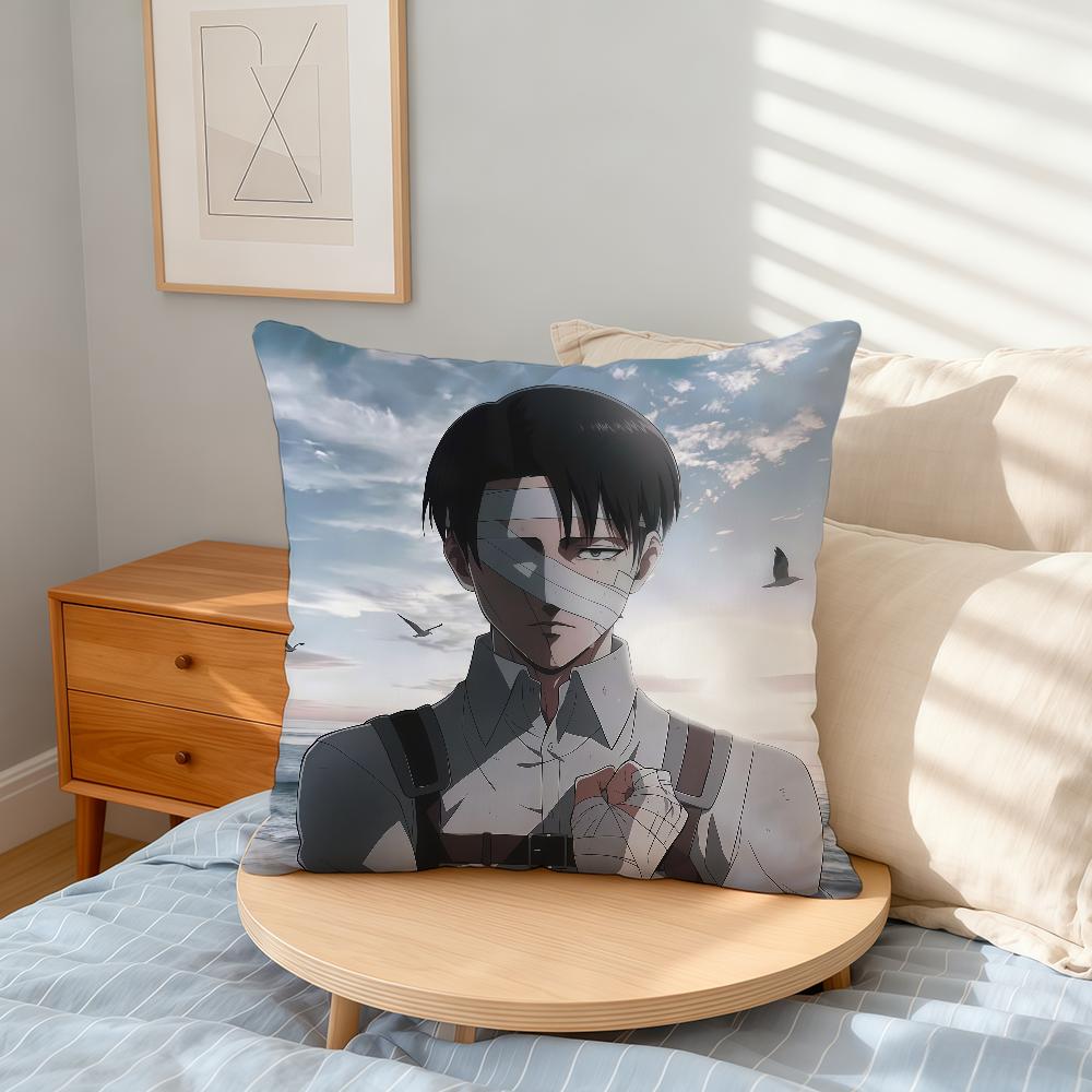 A-Attack On T-Titan Anime cushion cover Home Office Convenient Nordic Simplicity Hit With Zipper Cushion Cover