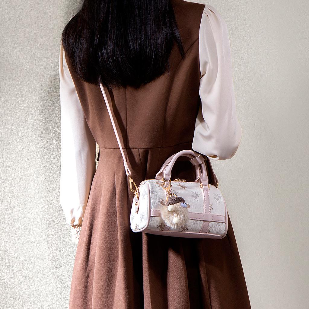Shell Bag Pegasus Pink, Girlfriend Bag, Gift Bag, Women'S Bag, Handbag, Daily Commute