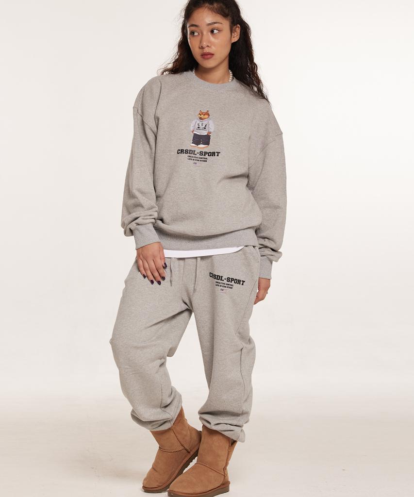 CREAM SODA LAB Crsdel Sports Jogger Pants Gray
