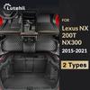 Lutehil Car Floor Mats for Lexus NX 200T NX300h 2015 2016 2017 2018    Car Trunk Mat Foot Pads Interior Accessories