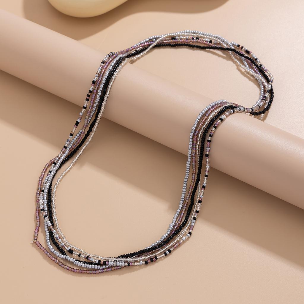 Sexy Bikini Beads Beaded Waist Chain Bohemian Elastic Body Chain
