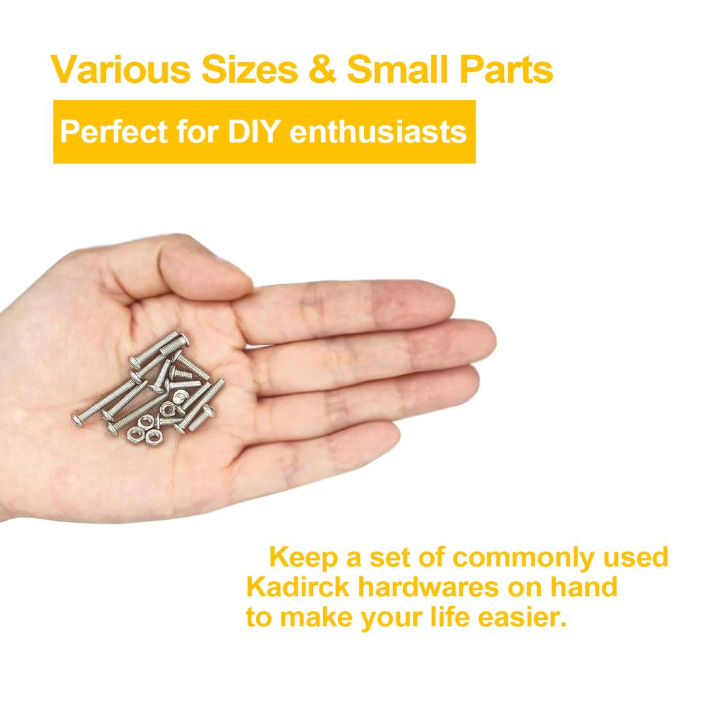 400 Stainless Steel Hexagonal Bolt Nut Combination, Metal Sleeve and Screw Combination, M3x(6/8/12/16/20)mm