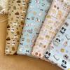 Korean Style Cartoon Animal Floral 100% Cotton Fabric for Women's & Children's Clothing, Family Outfits, Homewear & DIY Projects