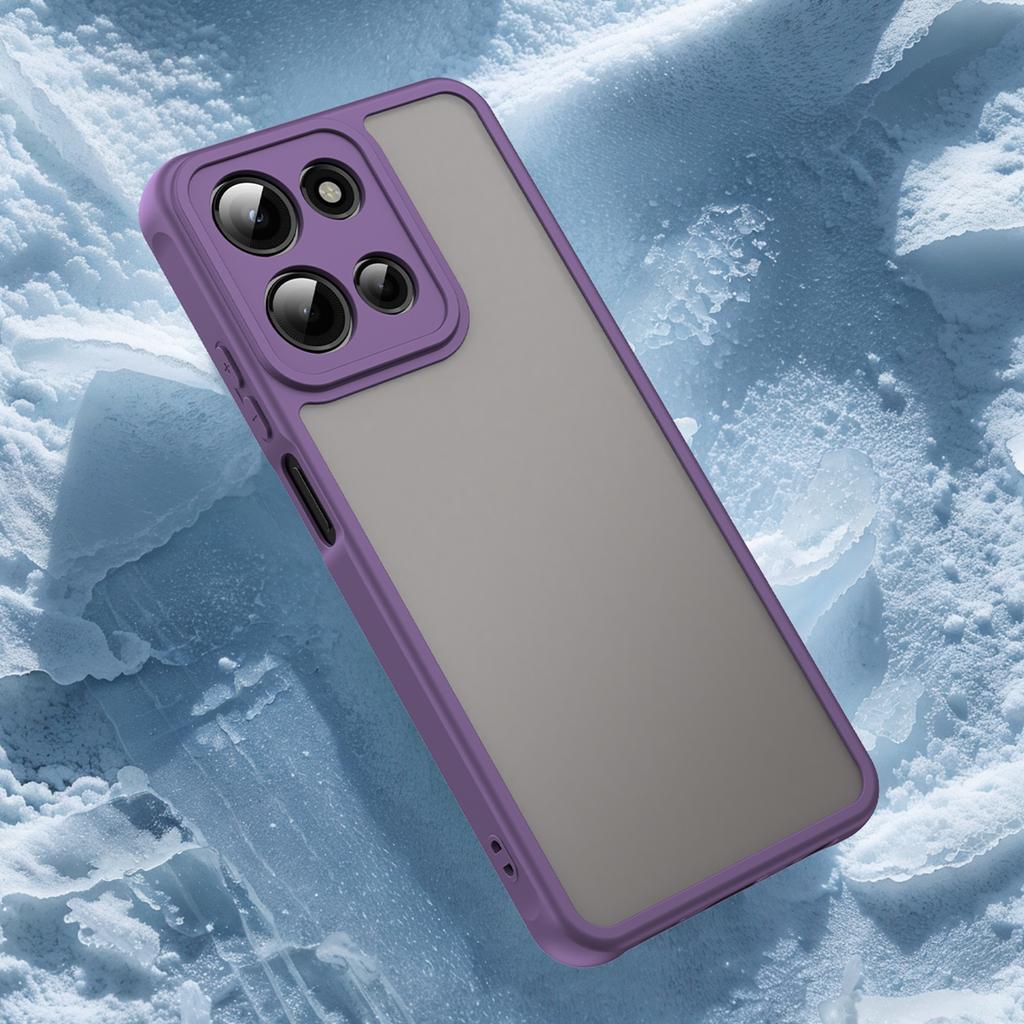 For Motorola Moto G 5G (2025)/G Play (2025) 5G Case Drop Proof Airbags Frosted Translucent PC + TPU Phone Back Cover