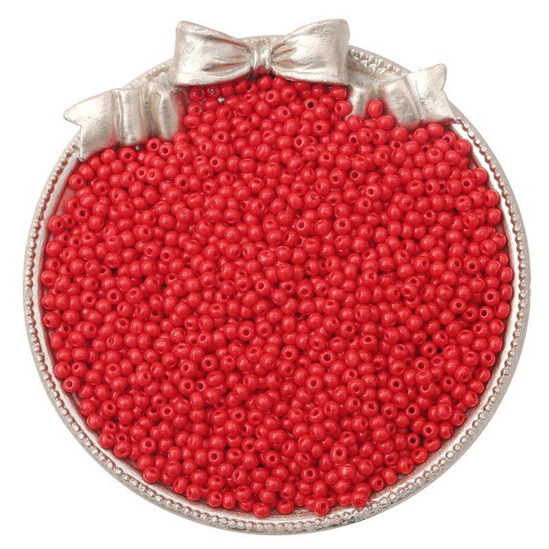 "2/3mm Solid Color Glass Rice Beads for Handmade DIY Jewelry: Bracelets & Necklaces"