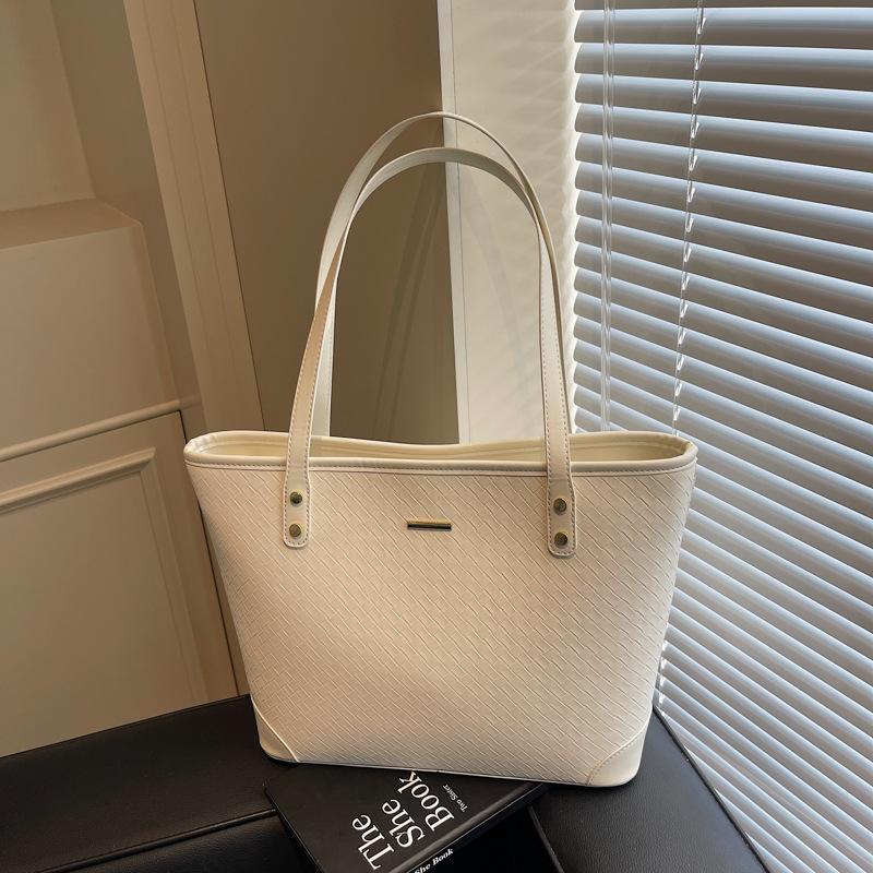 Premium Sense Large-capacity Bag Women's New Summer Commuting Versatile Shoulder Bag Class Tote Bag