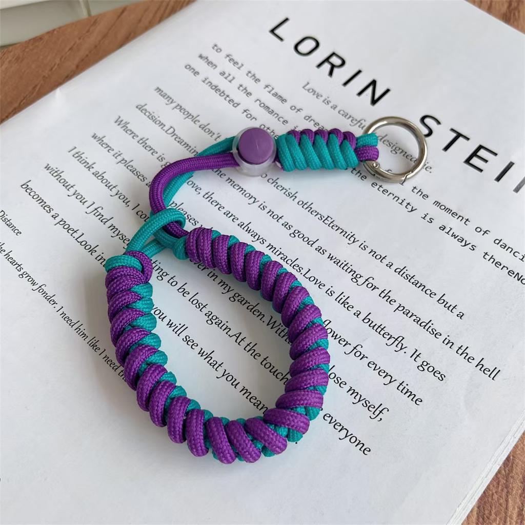 Weave Mobile Phone Lanyard Hanging Decoration Can Be Carried Twist Rope Anti-loss Pendant Fashion Strong Wrist Short Straps Band