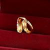Gold Color Rainbow Enamel Adjustable Rings for Women Opening Rings Wedding Jewelry
