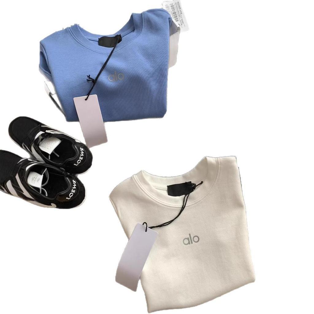 Damen Slim Fit T-Shirt mit Buchstabenprint - Mode Frühjahr/Sommer 2025